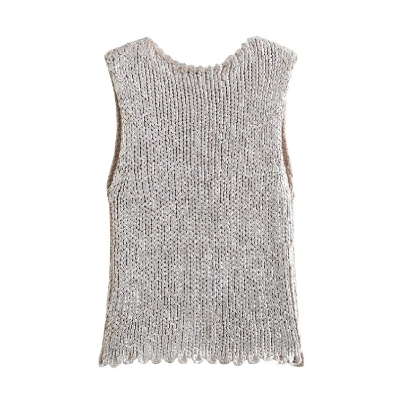 Women Knit Vest 2025 Autumn Ne - Sewing Vest 评论和价格