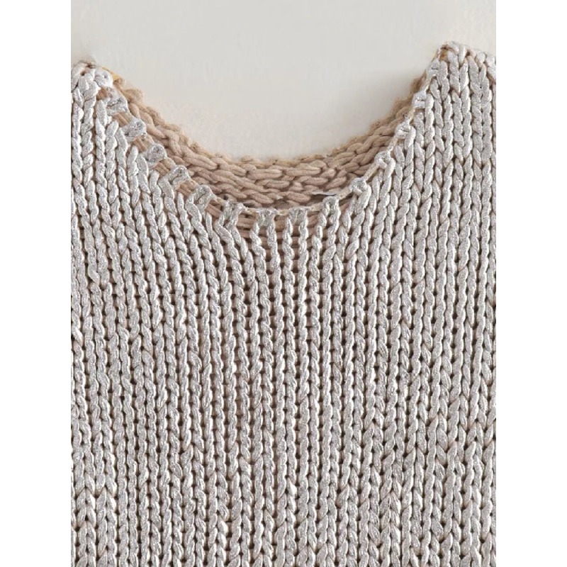 Women Knit Vest 2025 Autumn Ne - Sewing Vest 评论和价格