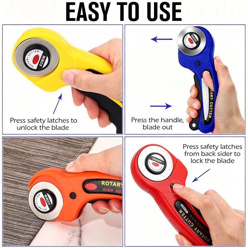 Fabric Rotary Cutter 45mm Blad - Rotary Cutter Fabric 评论和价格