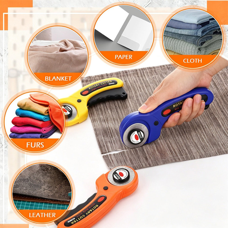 Fabric Rotary Cutter 45mm Blad - Rotary Cutter Fabric 评论和价格