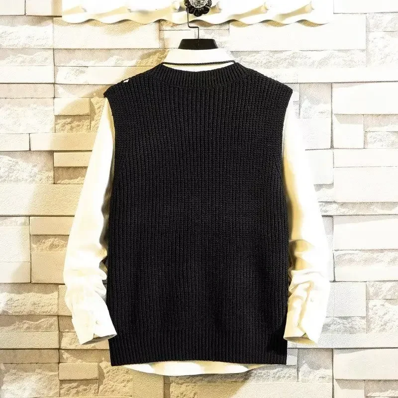 Men's Clothing V Neck Plain Ve - Sewing Vest 评论和价格