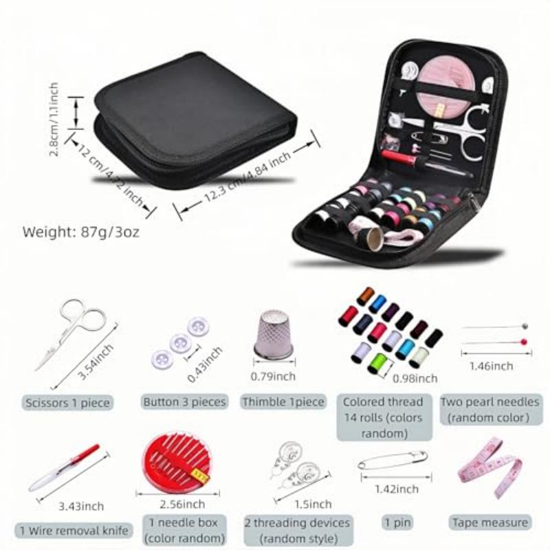 1Bag 27Pcs Sewing Kit, Multi-P - Textile Sewing Kit 评论和价格