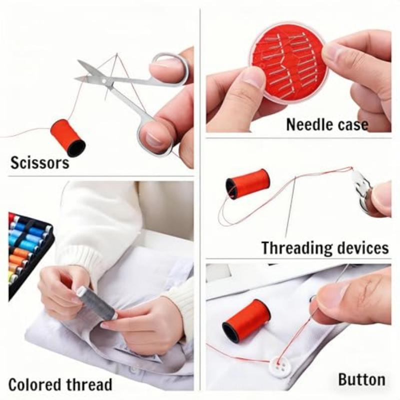 1Bag 27Pcs Sewing Kit, Multi-P - Textile Sewing Kit 评论和价格