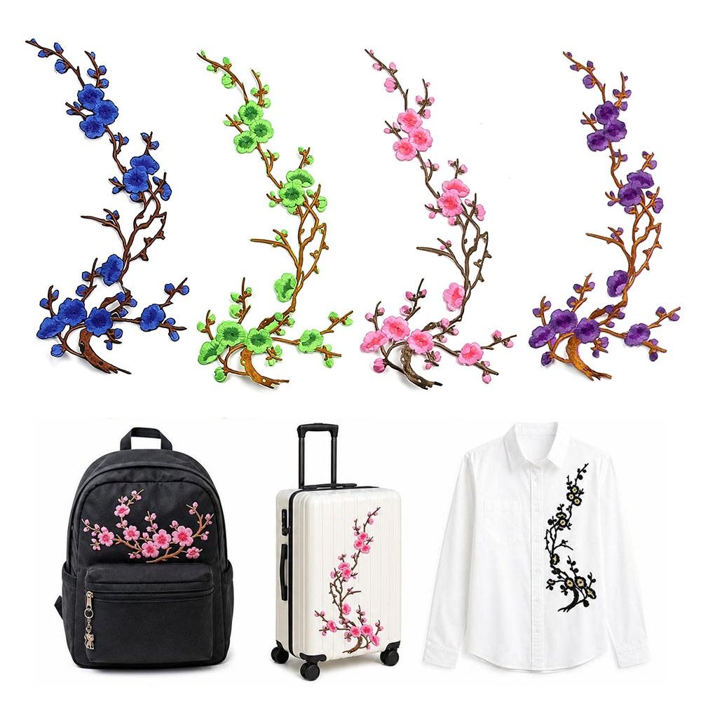 DIY Cherry Blossom Iron On Pat - Textile For Sewing 评论和价格