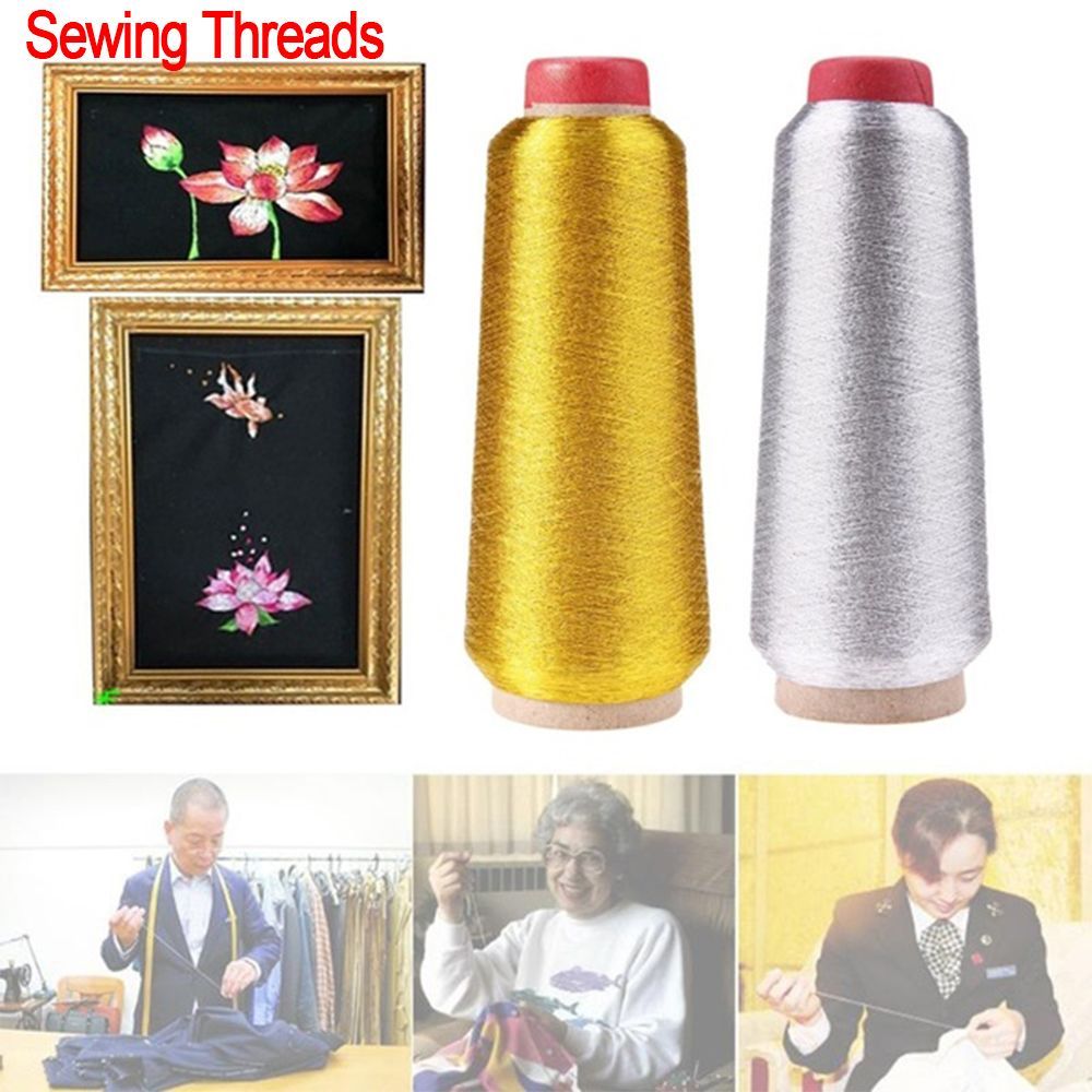 Gold/Silver Embroidery Threads - Sewing Thread In Textile 评论和价格