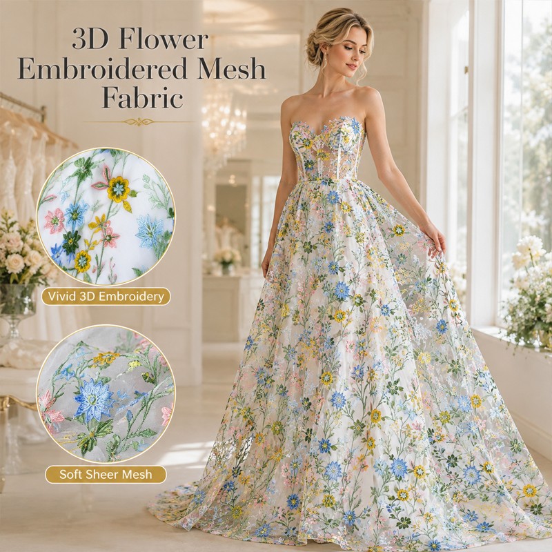 90x130cm Floral Vine Embroider - Textile For Sewing 评论和价格