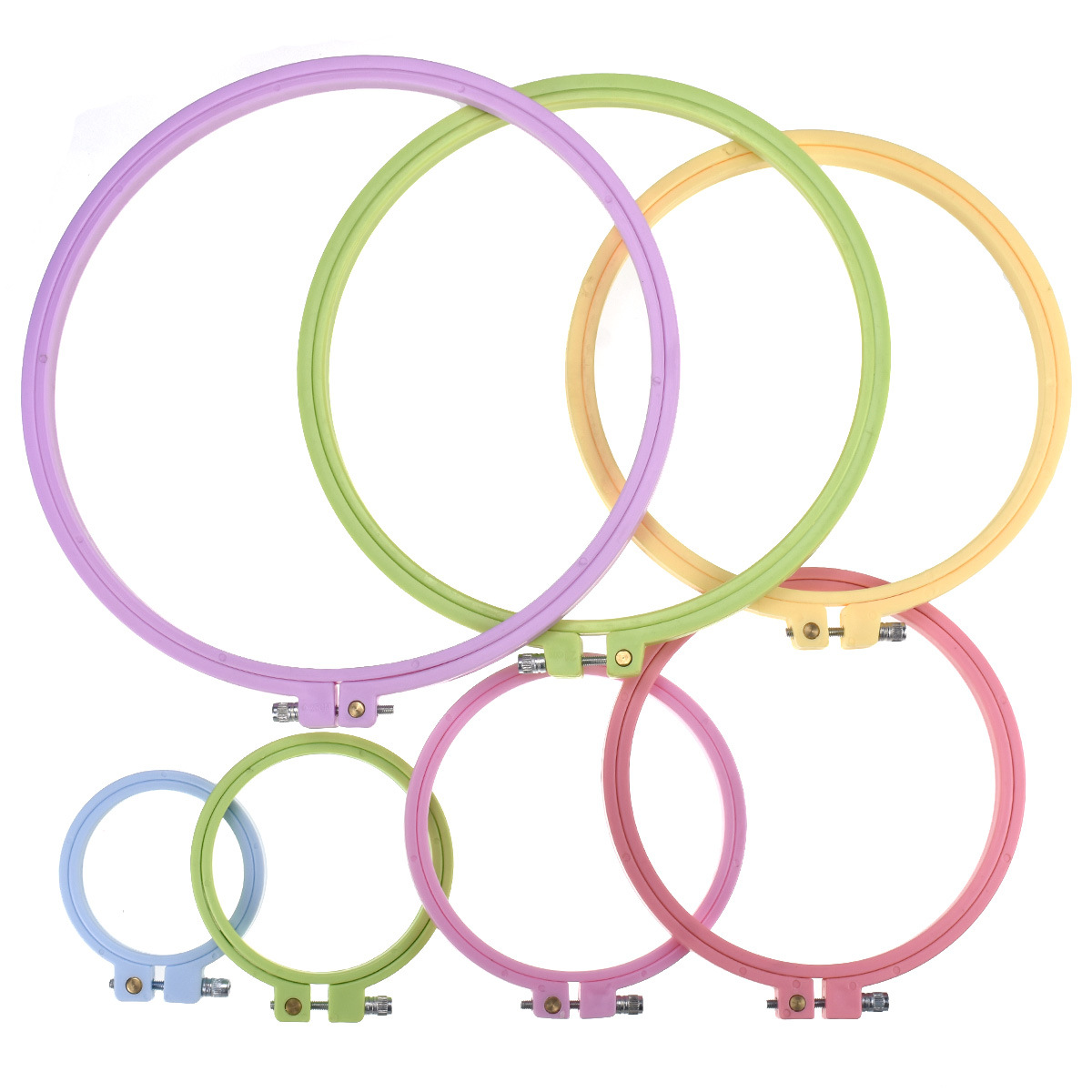 1/7pcs 7-25cm Plastic Embroide - Textile Sewing Kit 评论和价格