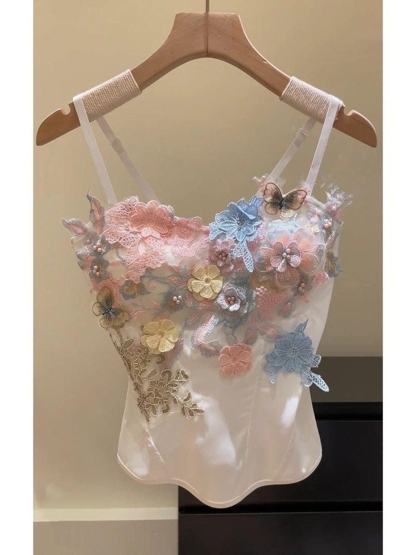 Pure Desire Embroidered Satin  - Sewing Vest 评论和价格