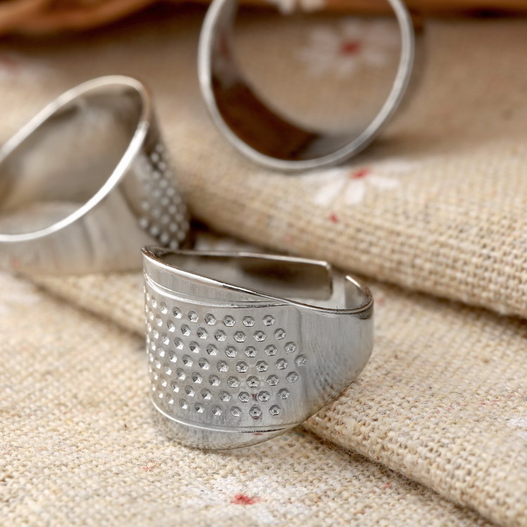 3pcs Metal Finger Thimbles Tai - Sewing Thimble Metal 评论和价格
