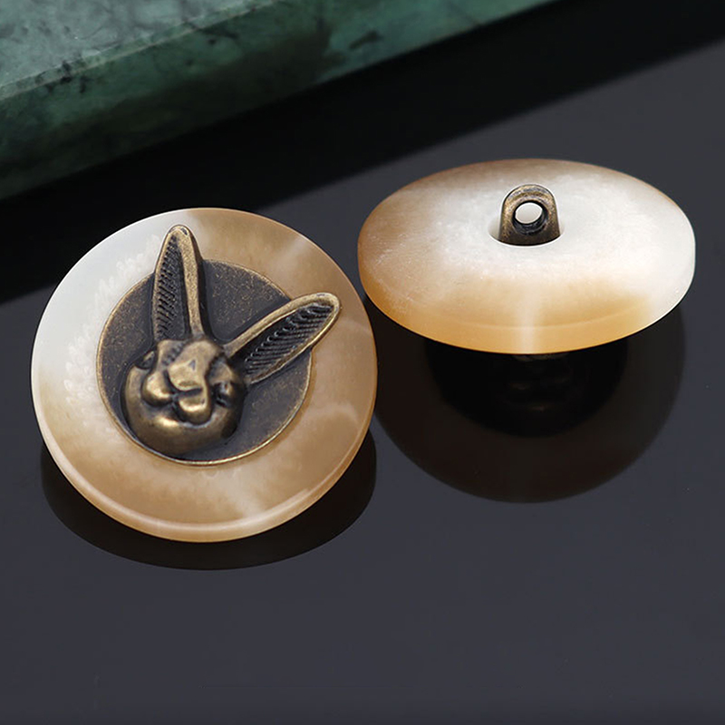 10pcs 25mm Vintage Copper Rabb - Textile For Sewing 评论和价格