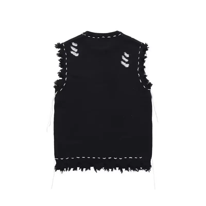 Knitted Sweaters for Men Hippi - Sewing Vest 评论和价格