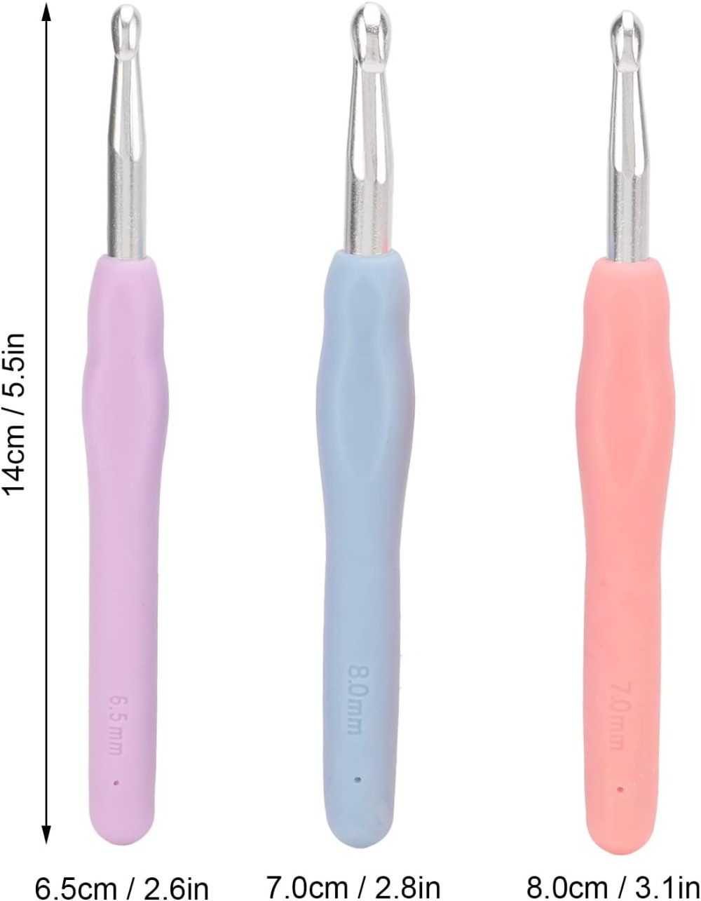 Ergonomic Crochet Hooks Set La - Textile Sewing Kit 评论和价格