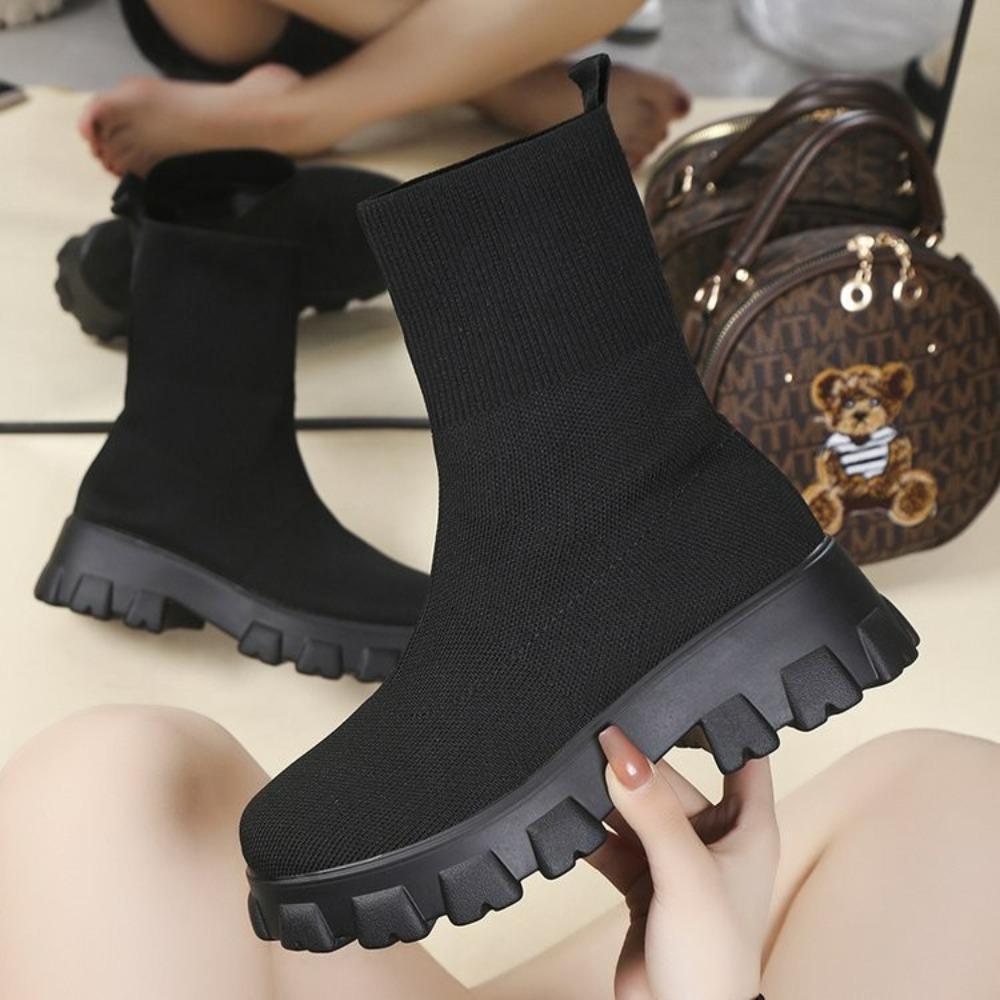 Short Boots Knitting Platform  - Sewing Knit 评论和价格