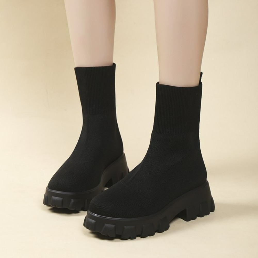 Short Boots Knitting Platform  - Sewing Knit 评论和价格