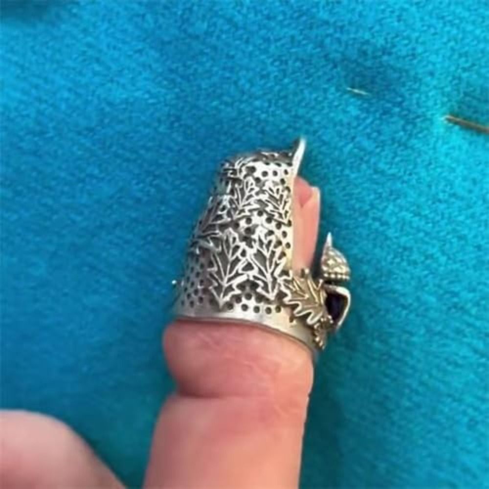 Metal Open Nail Acorn Thimble  - Sewing Thimble Metal 评论和价格