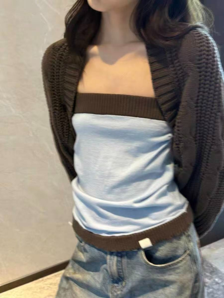 Y2k Aesthetic Two Pieces Set K - Sewing Vest 评论和价格