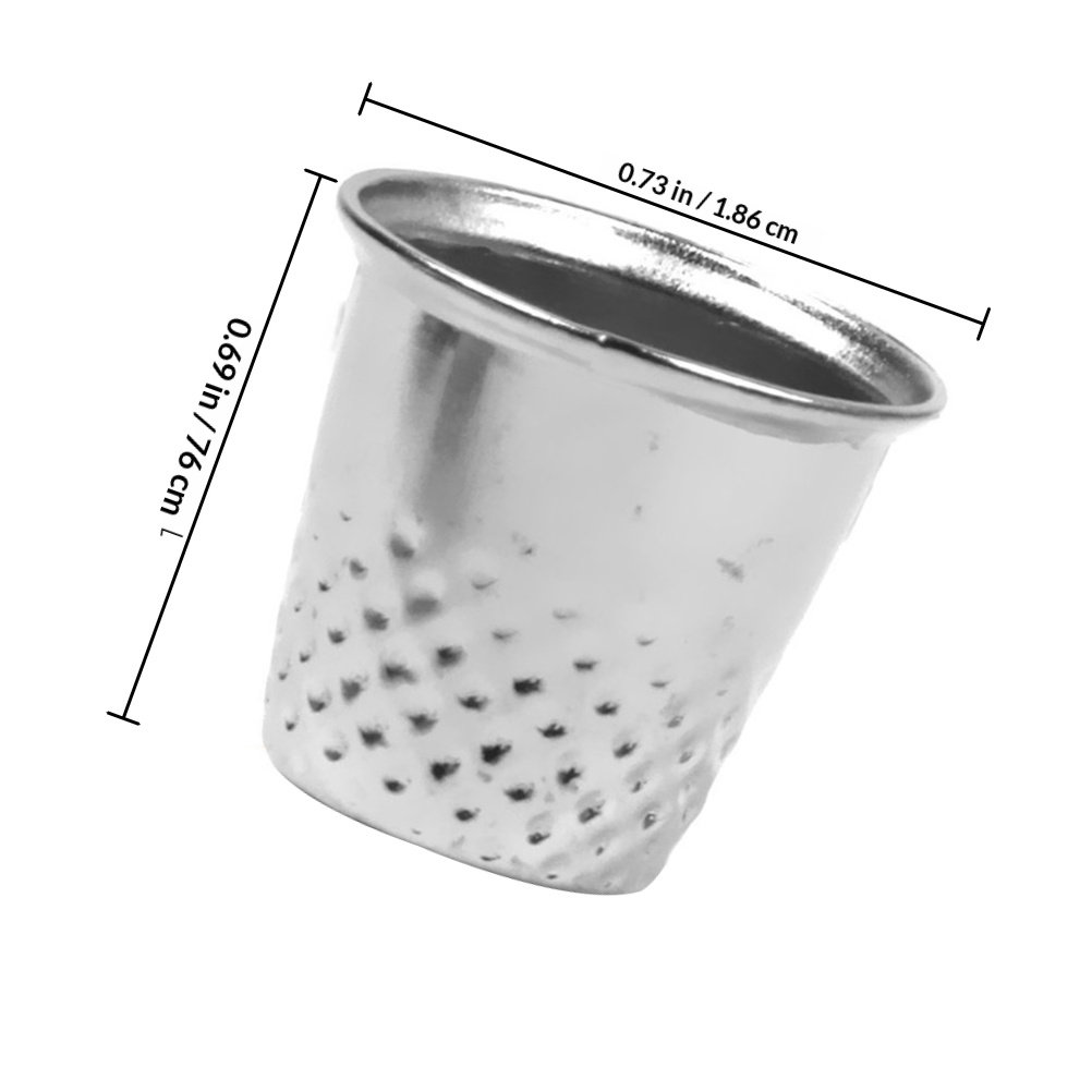 10Pcs Sewing Thimble Silver Ha - Sewing Thimble Metal 评论和价格