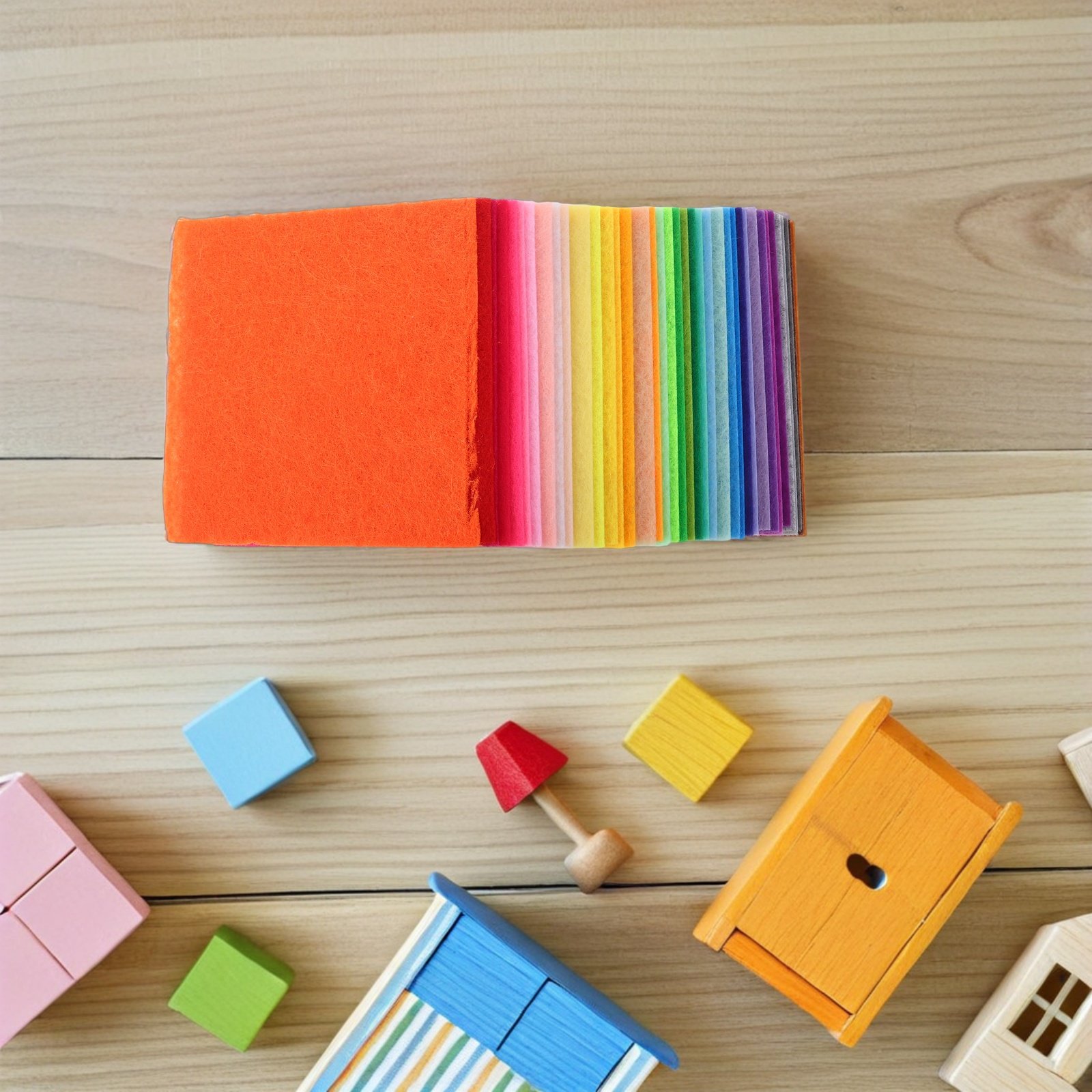 120Pcs Craft Felt Squares 10x1 - Sewing Textile Art 评论和价格
