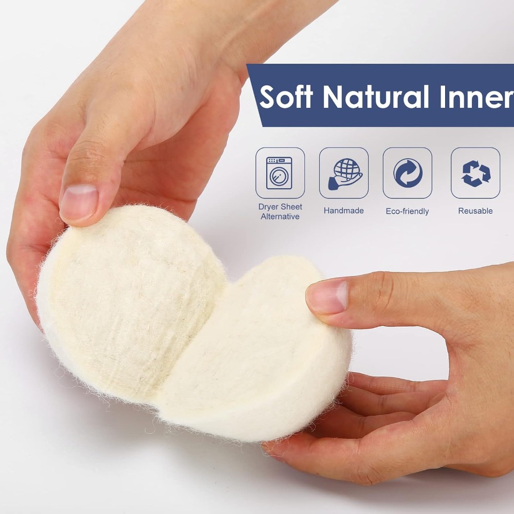 Handmade Extra Large Wool Drye - Fabric Softener Sheet 评论和价格
