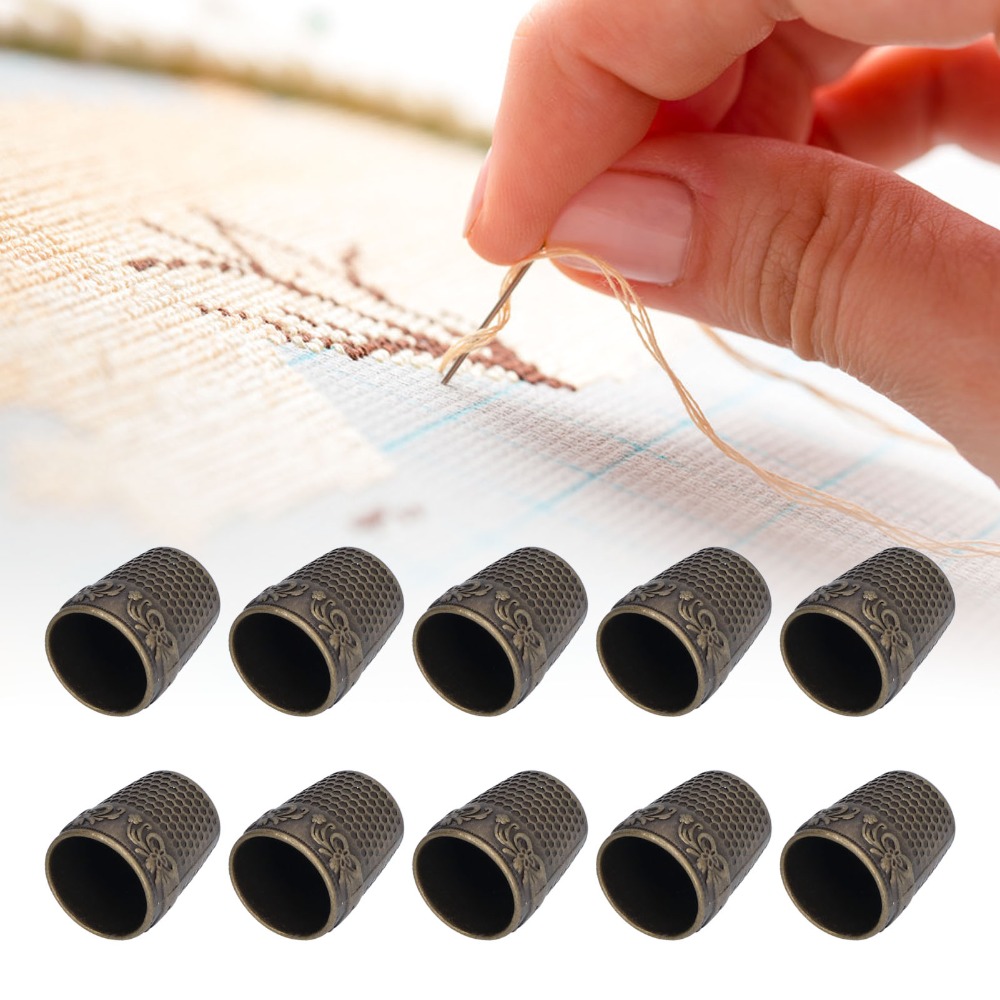 10pcs Metal Thimbles Sewing Th - Sewing Thimble Metal 评论和价格
