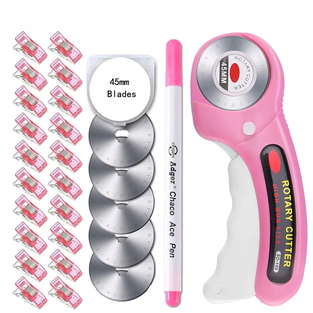 5mm Rotary Cutter with 5pcs Re - Rotary Cutter Fabric 评论和价格