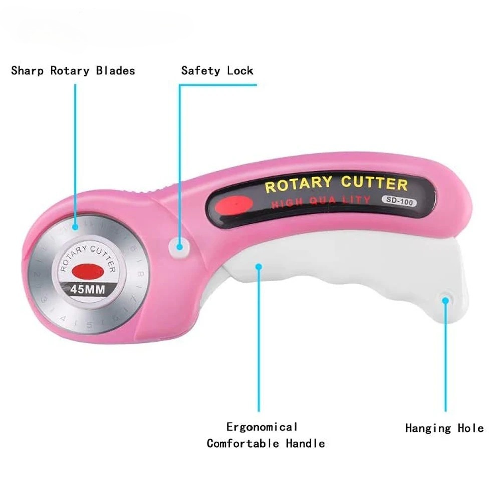 5mm Rotary Cutter with 5pcs Re - Rotary Cutter Fabric 评论和价格