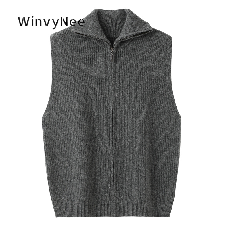 WinvyNee Women Knit Gilet Pure - Sewing Vest 评论和价格