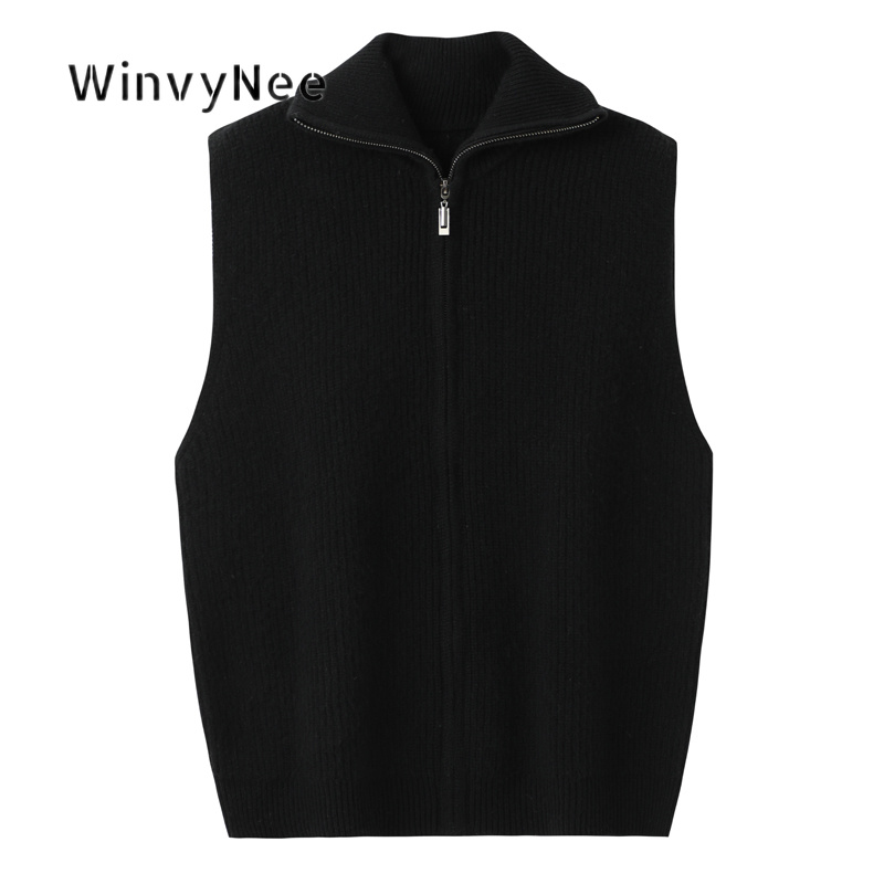 WinvyNee Women Knit Gilet Pure - Sewing Vest 评论和价格