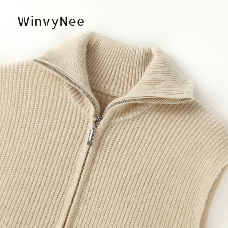 WinvyNee Women Knit Gilet Pure - Sewing Vest 评论和价格
